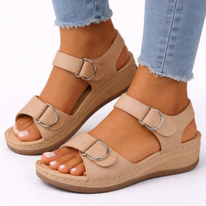 Women’s Orthopedic Walking Sandals – Wedge Heel Comfort & Support