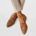 Women’s Orthopedic Suede Loafers – Elegant Comfort & Support