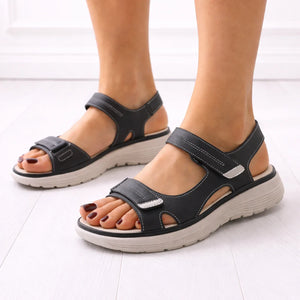 Women’s Orthopedic Platform Sandals – Adjustable Comfort & Support