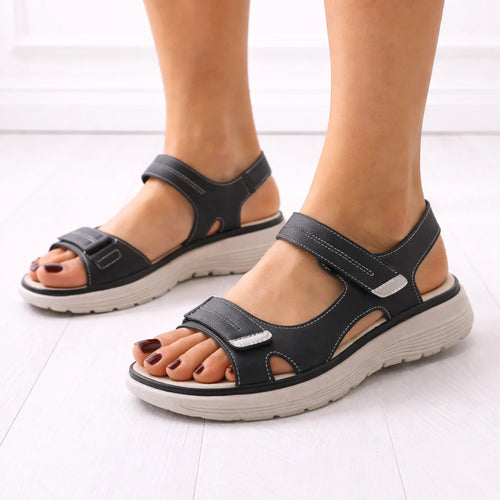 Women’s Orthopedic Platform Sandals – Adjustable Comfort & Support