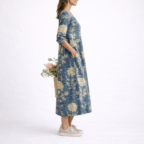 Women’s Linen Floral Dress – Lightweight Everyday Elegance