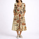 Women’s Linen Floral Dress – Lightweight Everyday Elegance