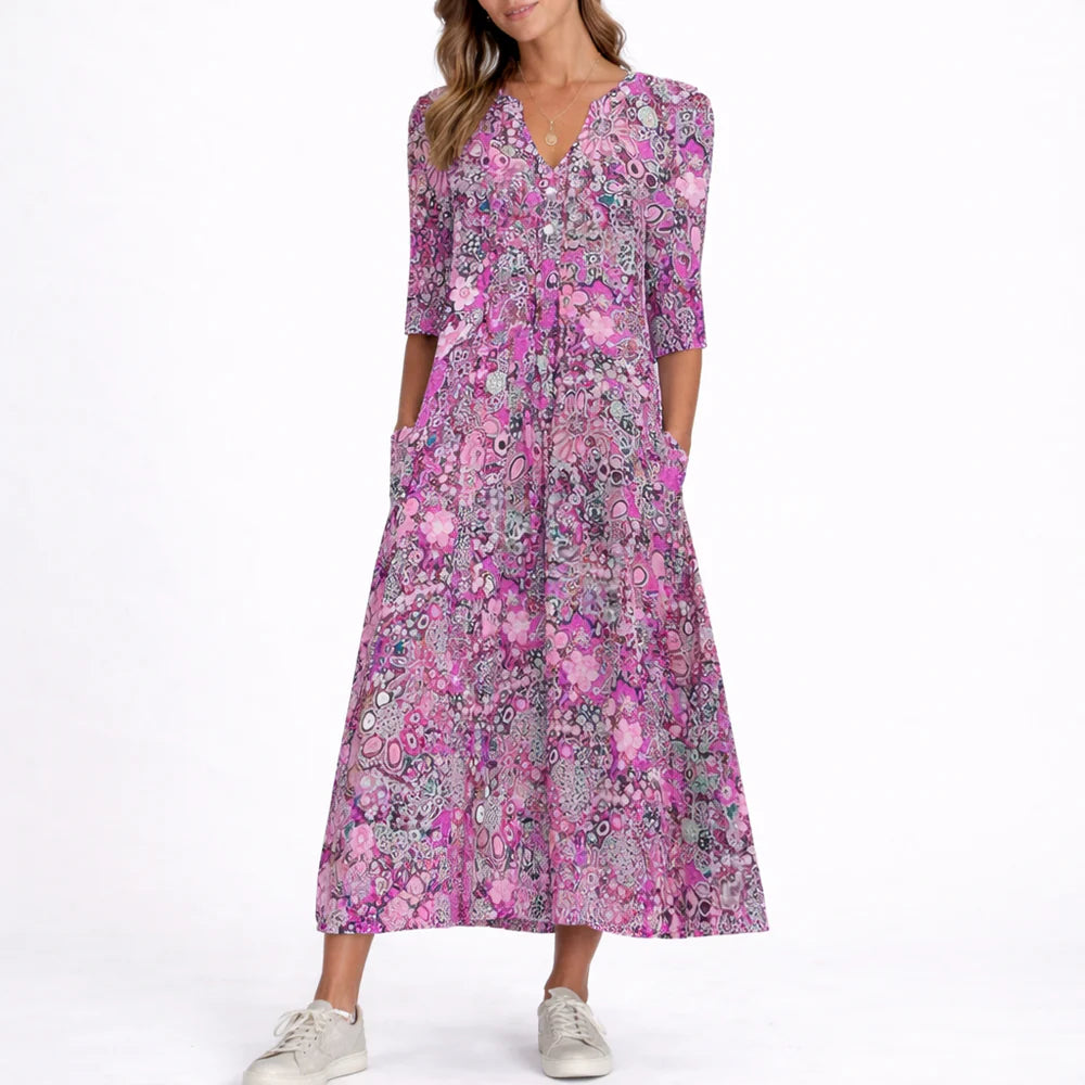 Women’s Summer Floral Midi Dress