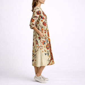 Women’s Linen Floral Dress – Lightweight Everyday Elegance