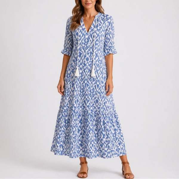 Women’s Summer Floral Midi Dress – Effortless Everyday Elegance