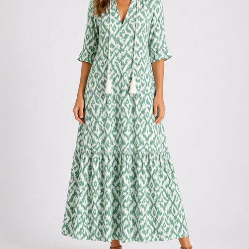 Women’s Summer Floral Midi Dress – Effortless Everyday Elegance