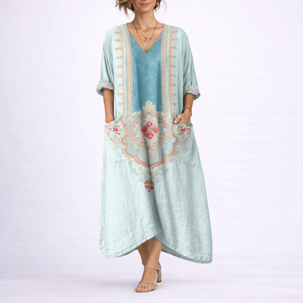Women’s Kaftan Dress – Comfortable Bohemian Design