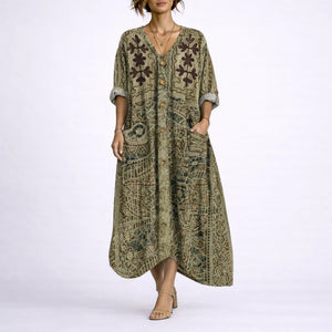 Women’s Kaftan Dress – Comfortable Bohemian Design