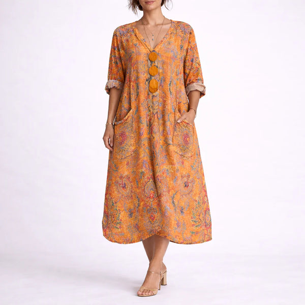 Women’s Kaftan Dress – Comfortable Bohemian Design