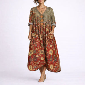 Women’s Kaftan Dress – Comfortable Bohemian Design