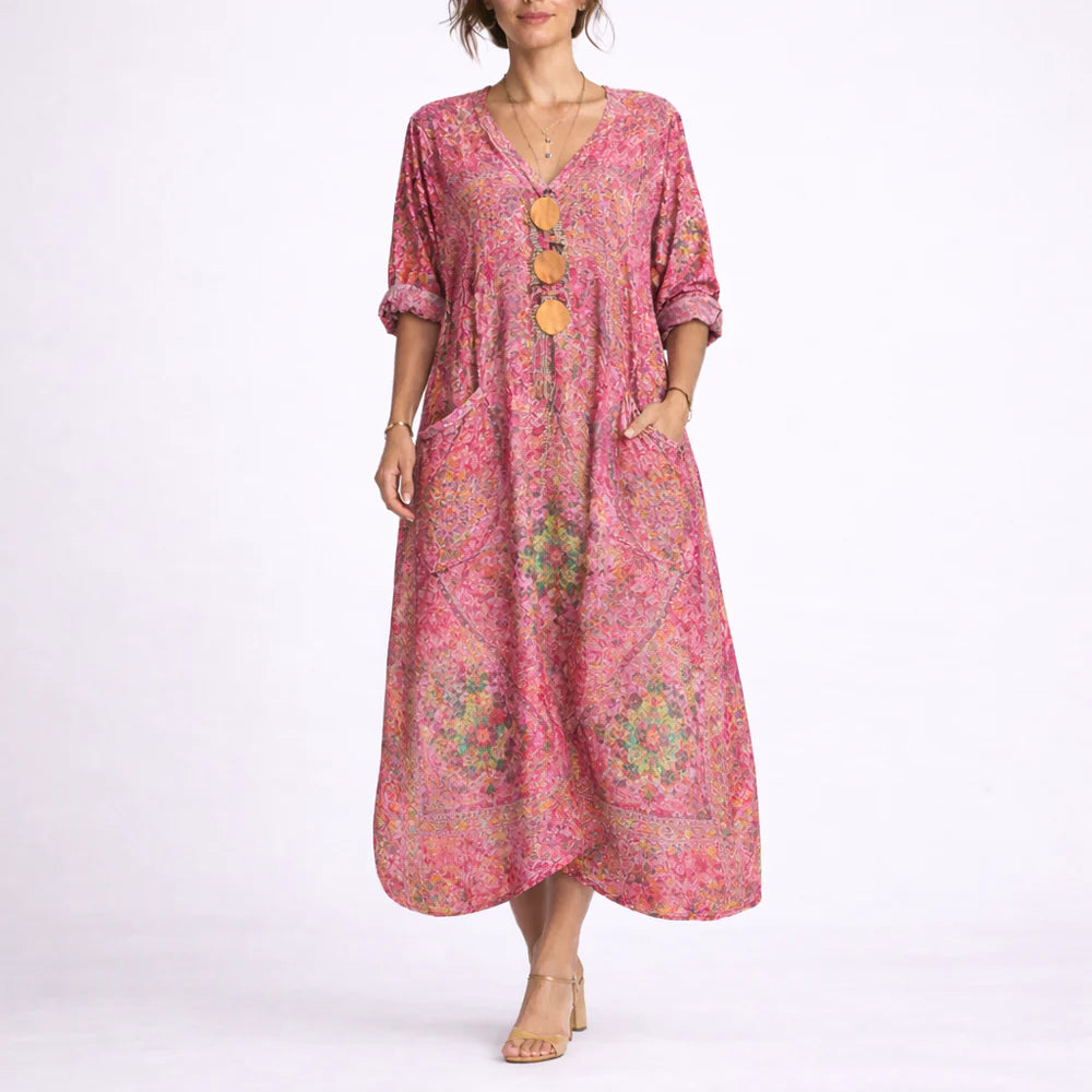 Women’s Kaftan Dress – Comfortable Bohemian Design