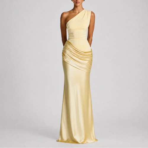 Women’s One-Shoulder Maxi Dress – Elegant Occasion Style
