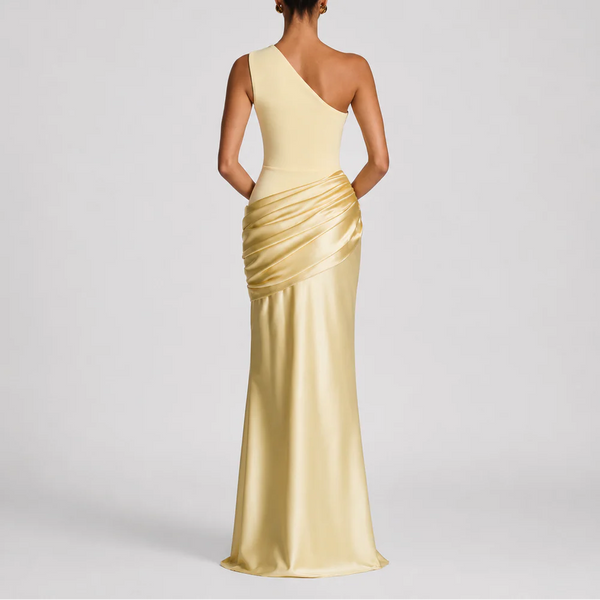 Women’s One-Shoulder Maxi Dress – Elegant Occasion Style