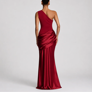 Women’s One-Shoulder Maxi Dress – Elegant Occasion Style