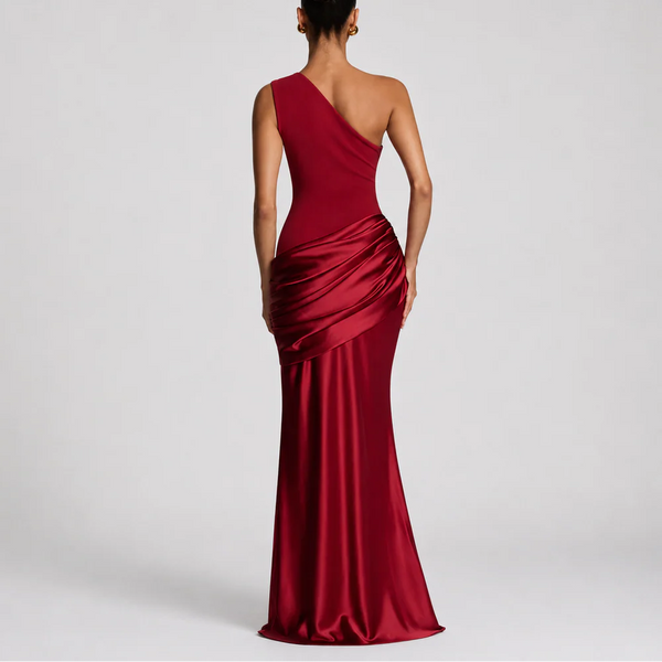 Women’s One-Shoulder Maxi Dress – Elegant Occasion Style