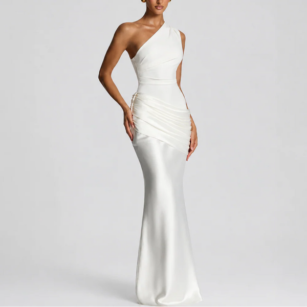 Women’s One-Shoulder Maxi Dress – Elegant Occasion Style