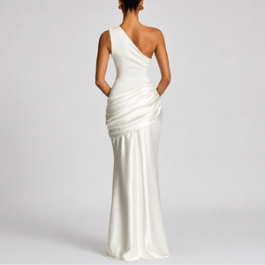 Women’s One-Shoulder Maxi Dress – Elegant Occasion Style
