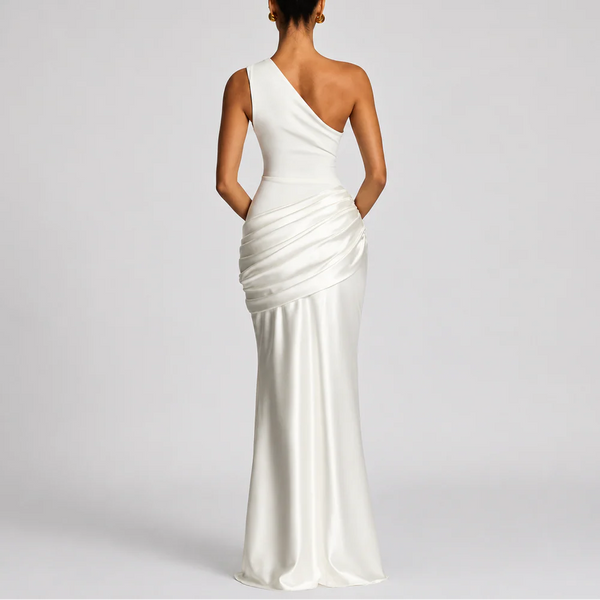 Women’s One-Shoulder Maxi Dress – Elegant Occasion Style
