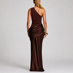 Women’s One-Shoulder Maxi Dress – Elegant Occasion Style