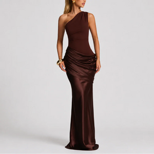 Women’s One-Shoulder Maxi Dress – Elegant Occasion Style