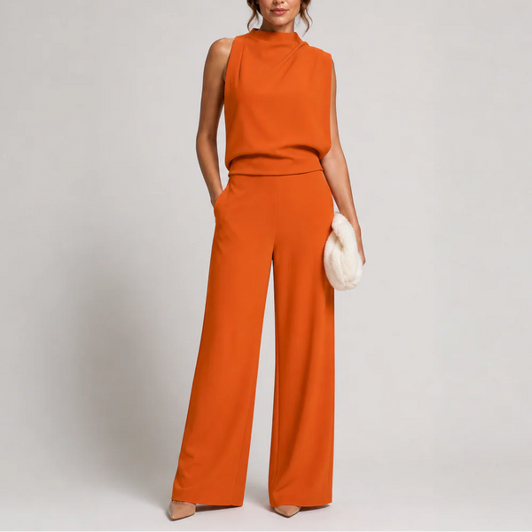 Women’s Sleeveless Wide-Leg Jumpsuit – Effortless Everyday Style