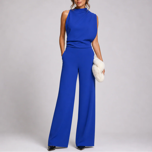 Women’s Sleeveless Wide-Leg Jumpsuit – Effortless Everyday Style