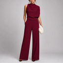 Women’s Sleeveless Wide-Leg Jumpsuit – Effortless Everyday Style