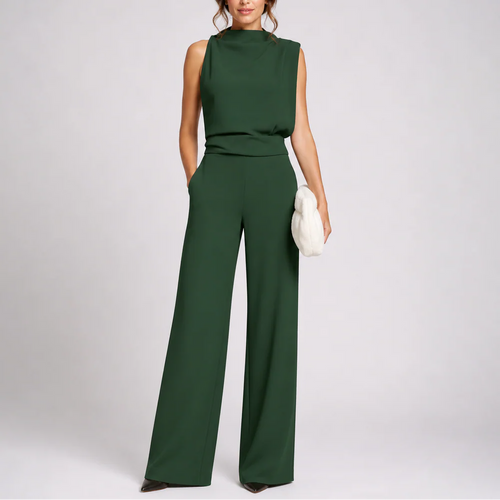 Women’s Sleeveless Wide-Leg Jumpsuit – Effortless Everyday Style