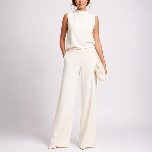 Women’s Sleeveless Wide-Leg Jumpsuit – Effortless Everyday Style