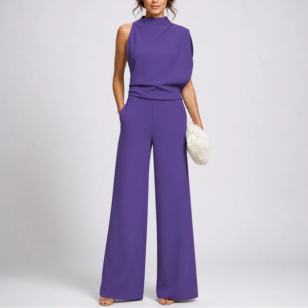 Women’s Sleeveless Wide-Leg Jumpsuit – Effortless Everyday Style